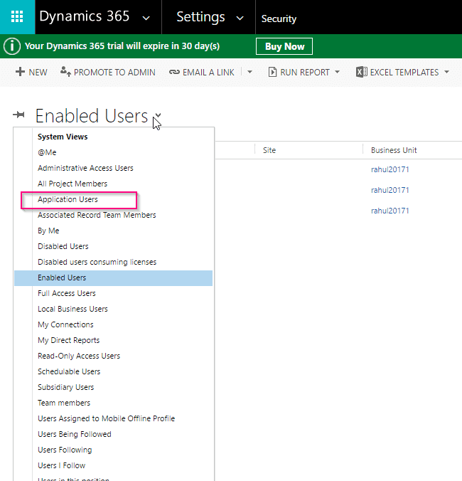 2017 05 26 12 05 23 Users Enabled Users Microsoft Dynamics 365
